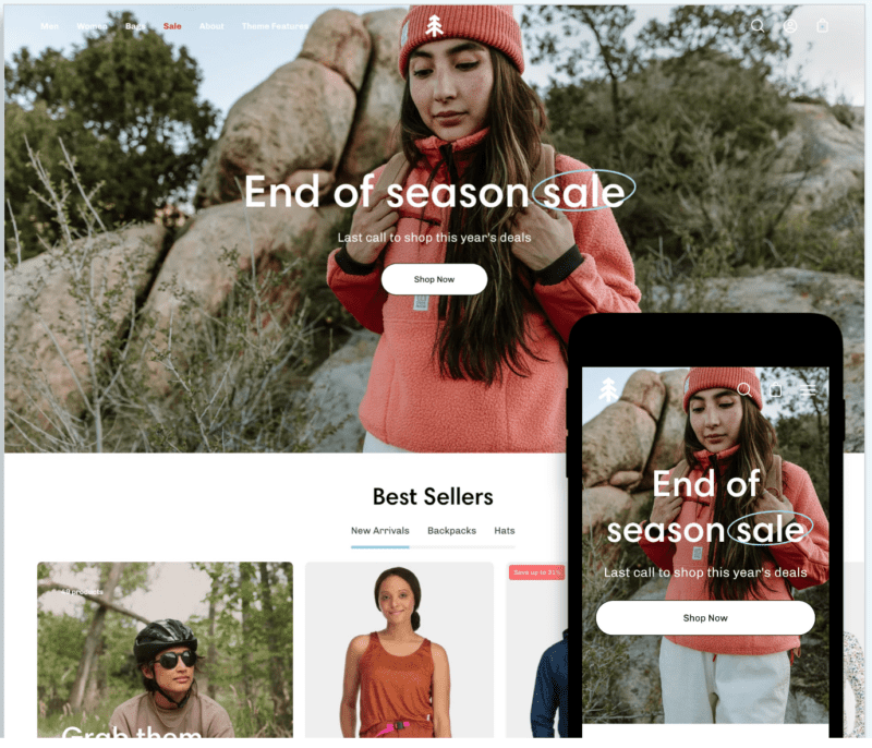 Palo Alto theme for shopify