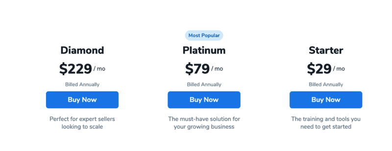 helium 10 discount page pricing image